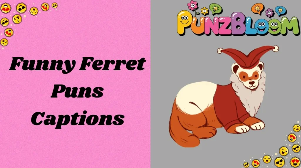 Funny Ferret Puns Captions