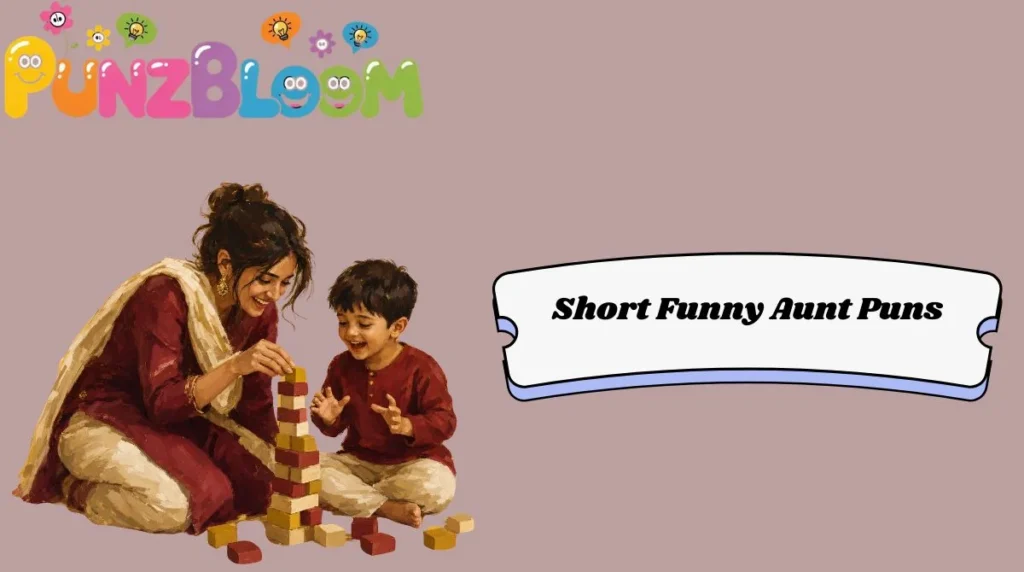 Short Funny Aunt Puns