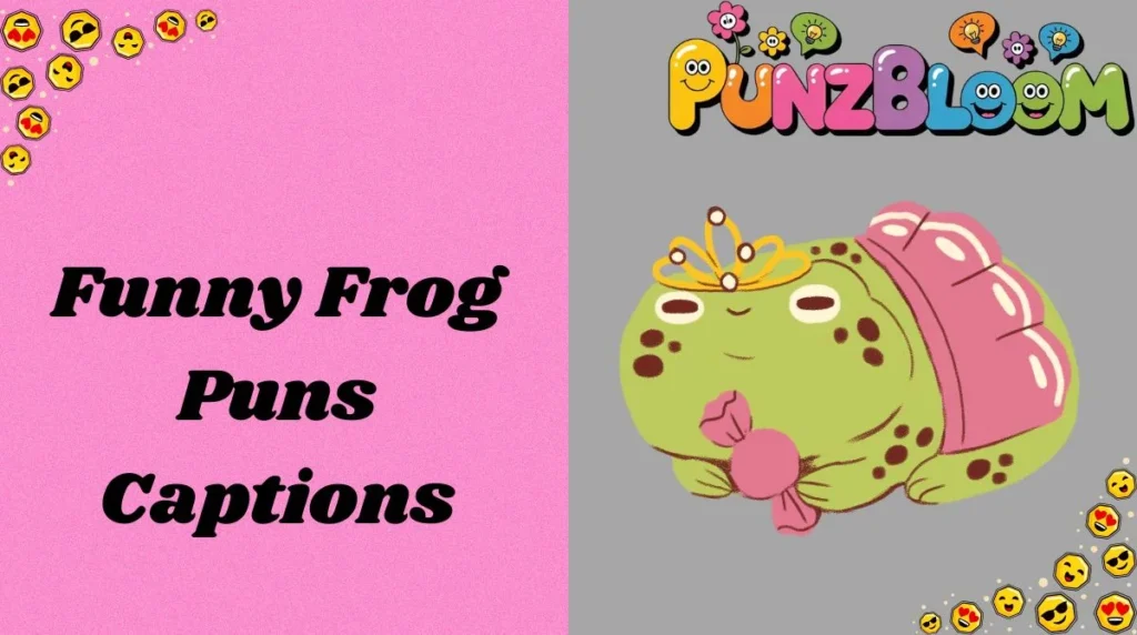 Funny Frog Puns Captions