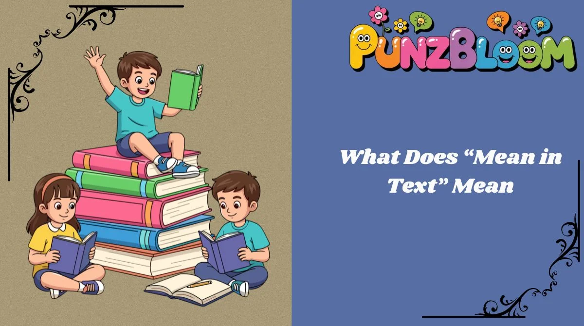 What Does “Mean in Text” Mean