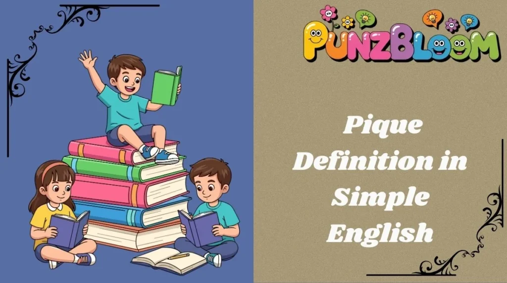 Pique Definition in Simple English